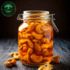 Goodness India Cashew Infused Honey – A perfect blend of creamy cashews and pure honey for a nutritious and sweet treat.