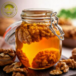 Goodness India Walnut Infused Honey – A wholesome blend of premium walnuts and pure honey for a nutritious, brain-boosting treat